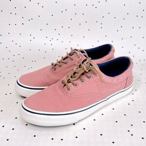 🦩 SPERRY 🦩 Men's Striper II CVO Sneaker by Sperry pink leather size 11,5 45